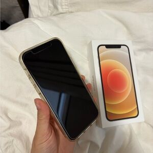 iPhone 12 FREE case, screen protector & box